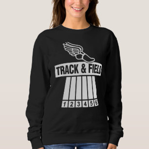 Sport Track And Field Athletics Runner Track & Fi Sweatshirt