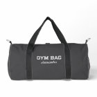 Sport Typography Gym Bag Custom Name