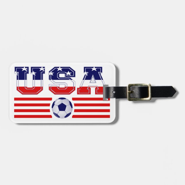 Sport U.S.A SOCCER Luggage Tag (Front Horizontal)