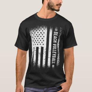 Sport Us Flag Beach Volleyball 2 T-Shirt