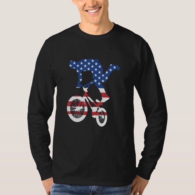Sport Us Flag BMX_3 T-Shirt (Front)