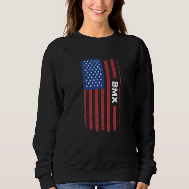 Sport Us Flag BMX Premium Sweatshirt (Front)