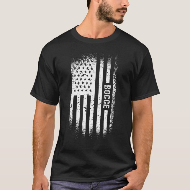 Sport Us Flag Bocce_4 T-Shirt (Front)