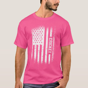 Sport Us Flag Cricket T-Shirt
