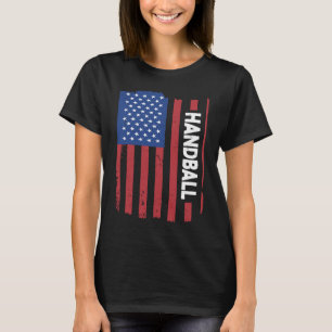 Sport Us Flag Handball T-Shirt