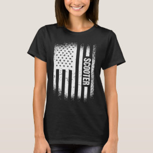 Sport Us Flag Scooter T-Shirt