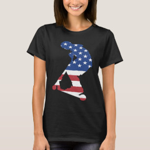 Sport Us Flag Scooter T-Shirt