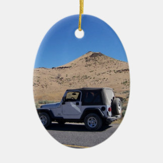 sport utility vehicle ceramic tree decoration