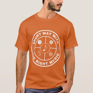 sport way with the right music funny vintage T-Shirt
