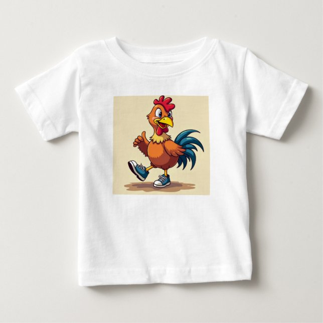 Sporting chicken  baby T-Shirt (Front)