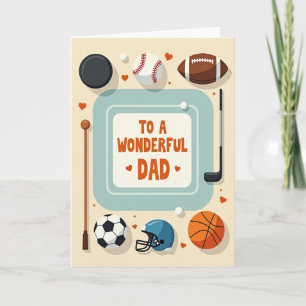 Sporting Fathers Day Card