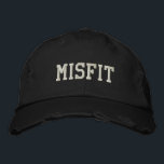 Sporting Goods Golf Accessories Baseball  MISFIT  Embroidered Hat<br><div class="desc">MISFIT Funny Novelty Sporting Goods Golf Accessories Baseball Cap Style Mens Fashion Funny Novelty outdoor hat! Hurry! Order yours today while supplies last! HURRY!!!</div>