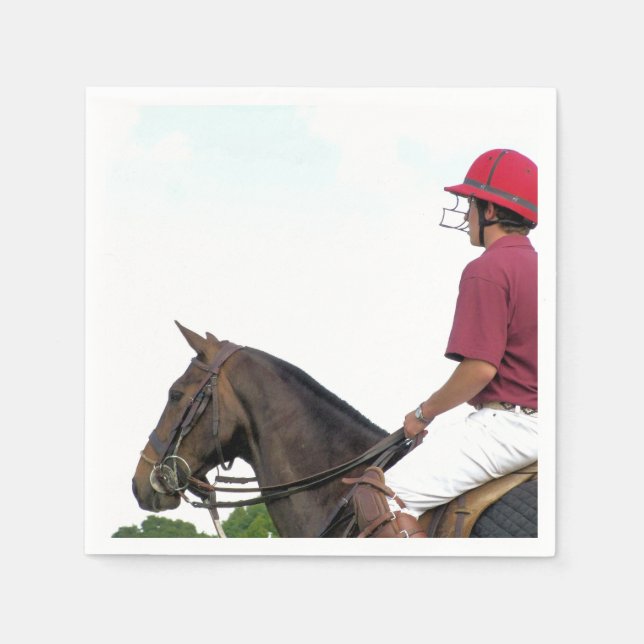 SPORTING HORSES NAPKIN (Front)