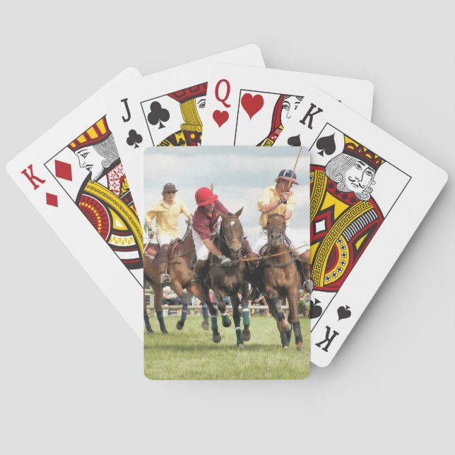 SPORTING HORSES PLAYING CARDS (Back)