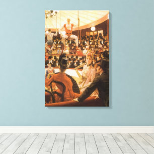 Sporting Ladies (aka Circus Lover) by James Tissot Canvas Print