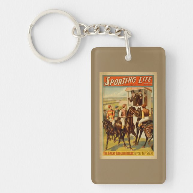 Sporting Life - The Great English Derby Theatre Key Ring (Front)
