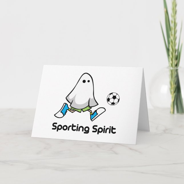 Sporting Spirit Thank You Card (Front)
