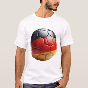 Sportliche Mode für Fans Deutsche Stolz Fußball T-Shirt