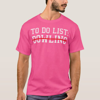 Sporto Do List Bowling friends retro T-Shirt