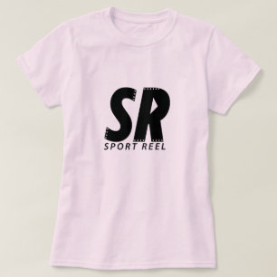 SPORTREEL WOMEN PINK T-SHIRT WITH ORIGINAL LOGO