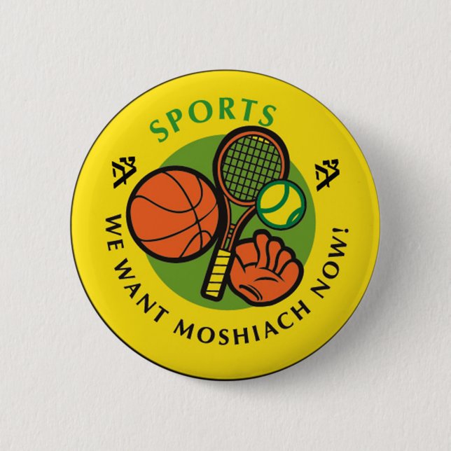 Sports 6 Cm Round Badge (Front)