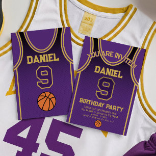 Sports 9 Birthday Party Invitation