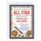 Sports All Star Baby Shower Invitation