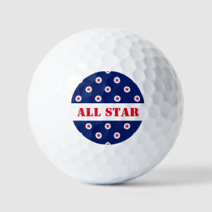 Sports All Star Golf Red White Blue Patriotic Golf Balls