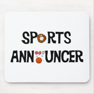 Sports Announcer Mousepad