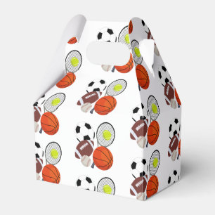 Sports Athletic Balls Favour Box