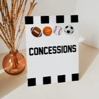 Sports Baby Shower Birthday Concession Stand Food