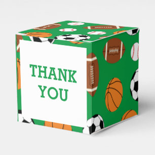 Sports Baby Shower Favour Box