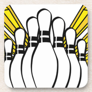 Sports Ball Bowling Coach Team Game Strike Coaster