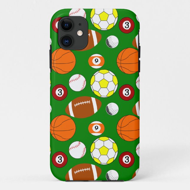 Sports Balls  Case-Mate iPhone Case (Back)