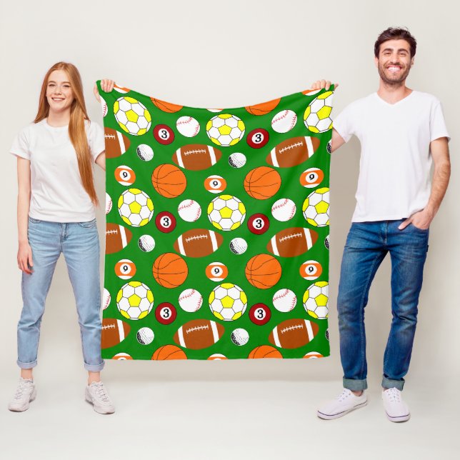 Sports Balls  Fleece Blanket (In Situ)