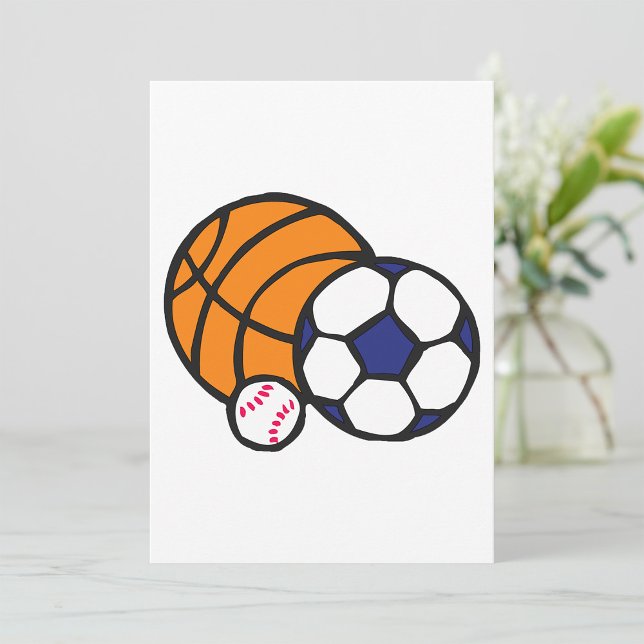 Sports Balls Invitations (Creator Uploaded)