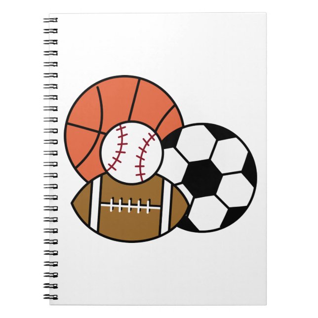 Sports Balls Notebook (Front)