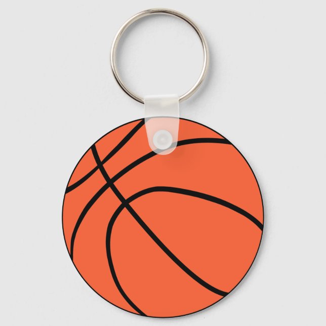 Sports Basketball ball Key Ring (Front)