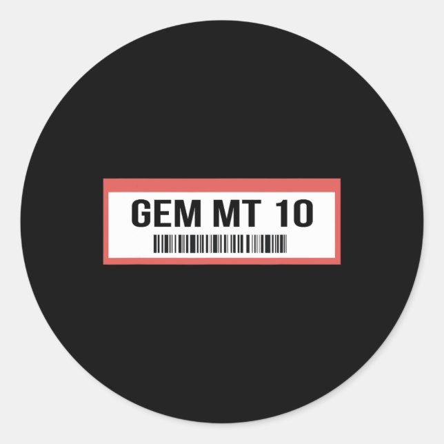 Sports Basketball Baseball Football Hockey Card Co Classic Round Sticker (Front)