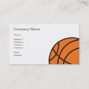 Sports - Basketball - Business Card