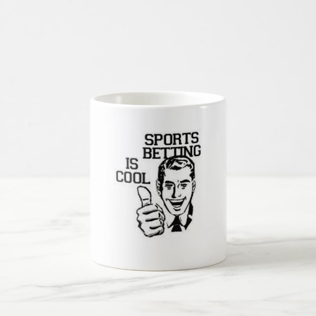 sports betting is cool! coffee mug (Center)