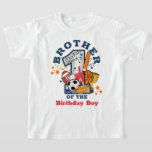 Sports Birthday Boy All Star Brother Birthday T-Shirt<br><div class="desc">Celebrate birthday with this special t-shirt,  personalised design</div>