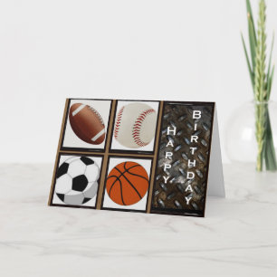 Sports Birthday Card