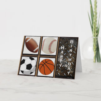 Sports Birthday Card