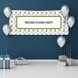 Sports Birthday Party Banner
