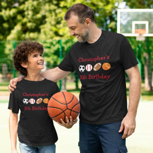 Sports Birthday T-Shirt