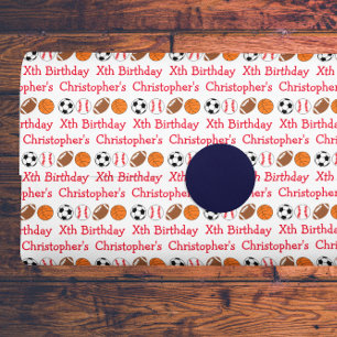 Sports Birthday Tissue Paper