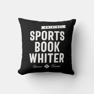 Sports Book Whiter Job Title Gift Cushion