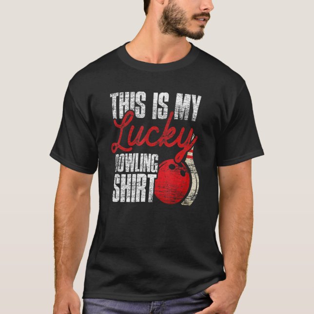 Sports  Bowling Team Player  Bowler Bowling T-Shirt (Front)
