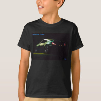 sports car at knight boys black t-shirt